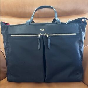 Knomo “Mayfair/Grosvenor Place” 15” expandable laptop tote bag